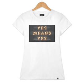 YES MEANS YES - Bulb