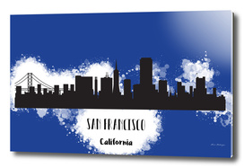 San Francisco skyline silhouette