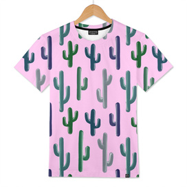 Cactus Pattern on Pink