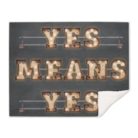 YES MEANS YES - Bulb