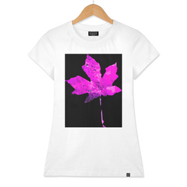 pink geometric polygon maple leaf abstract pattern