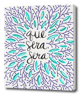 Que Sera Sera (Navy/Turquoise)