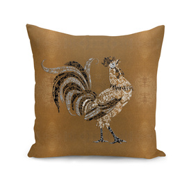 Le Coq Gaulois (The Gallic Rooster) Gold Leaf