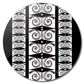 decorative cartoon pattern with dots