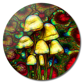 Magic psychedelic mushrooms
