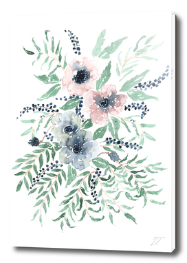 Anemone Watercolour Print
