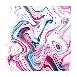 Liquid Marble - Pink and Blue