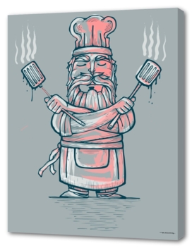 Big bad chef illustration
