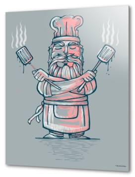 Big bad chef illustration