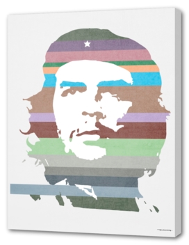 Che Guevara technicolor illustration