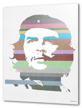 Che Guevara technicolor illustration