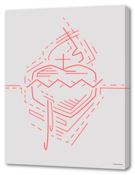 Jesus Sacred Heart illustration