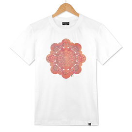 “Coral & Rosewood Mandala (pattern)”