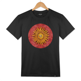 "Aztec Sun and pickled coral"