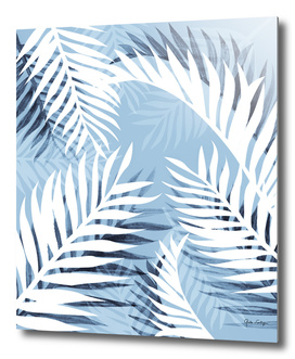 Tropical bliss - chambray blue