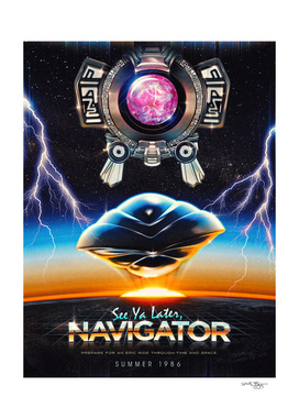 Flight of the Navigator Inspired Retro Poster