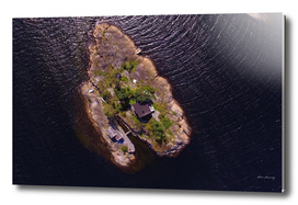 Heart-shaped island in Langesundfjorden