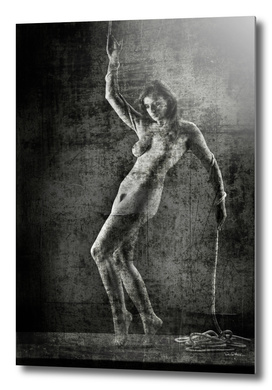 Nude with rope