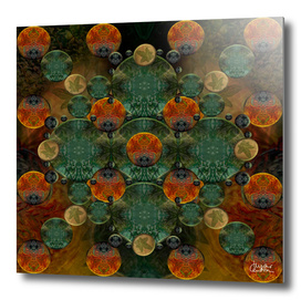 "Glass candy Mosaic (caramel pattern)"