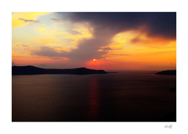 Santorini sunset vx