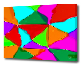 Multicolored triangles
