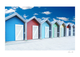 Beach huts - Northumberland