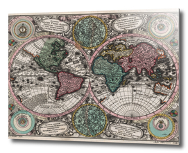 Vintage World Map (1744)