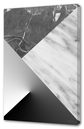 Marble Collage in Black and White