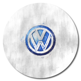 Volkswagen logo sketch