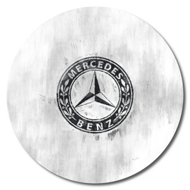 Mercedes-Benz logo sketch