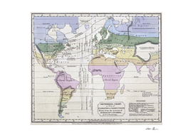Vintage Map of The World (1823) 3