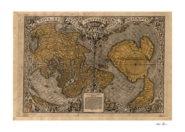 Vintage Map of The World (1531)