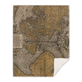 Vintage Map of The World (1531)