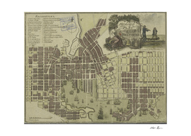 Vintage Map of Baltimore Maryland (1805)