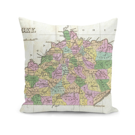 Vintage Map of Kentucky (1827)