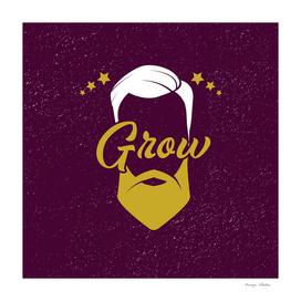 Grow barber logo.