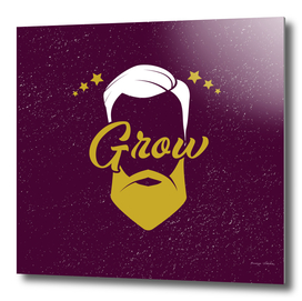 Grow barber logo.