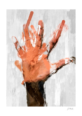 Hand abstract sketch