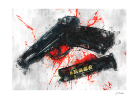 Makarov gun sketch