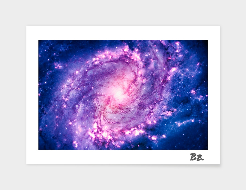 Cosmic vacuum cleaner (Spiral Galaxy M83)