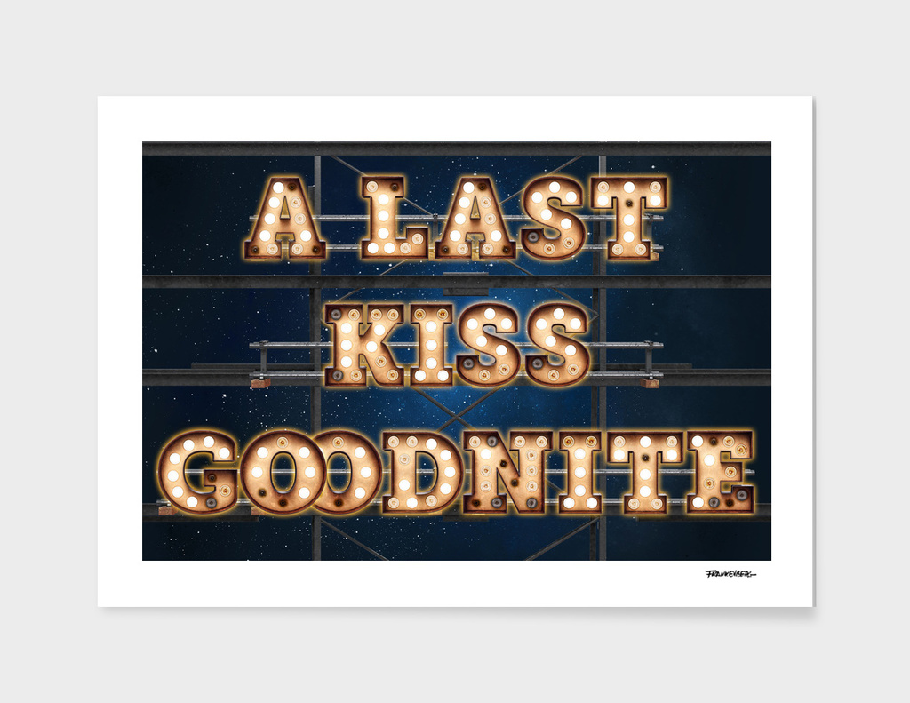 A Last Kiss Goodnite -  Wall-Art for Hotel-Rooms