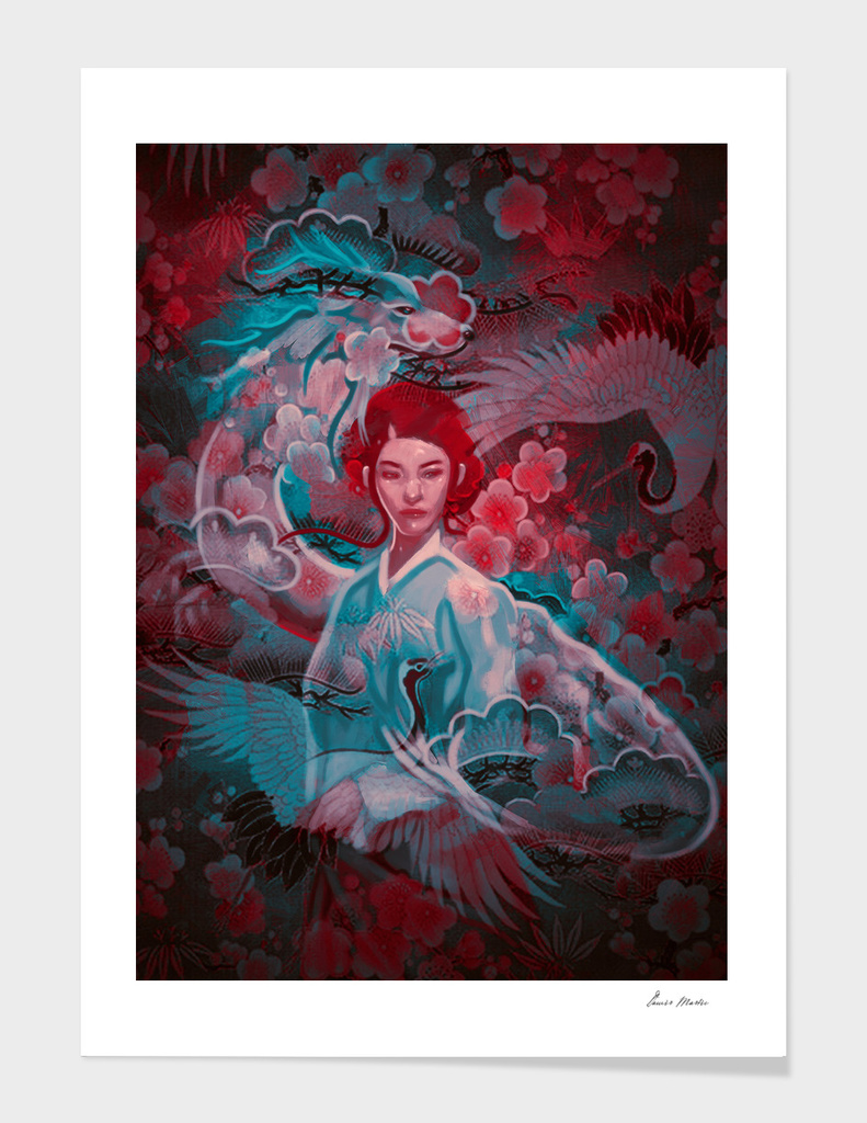Girl and the dragon