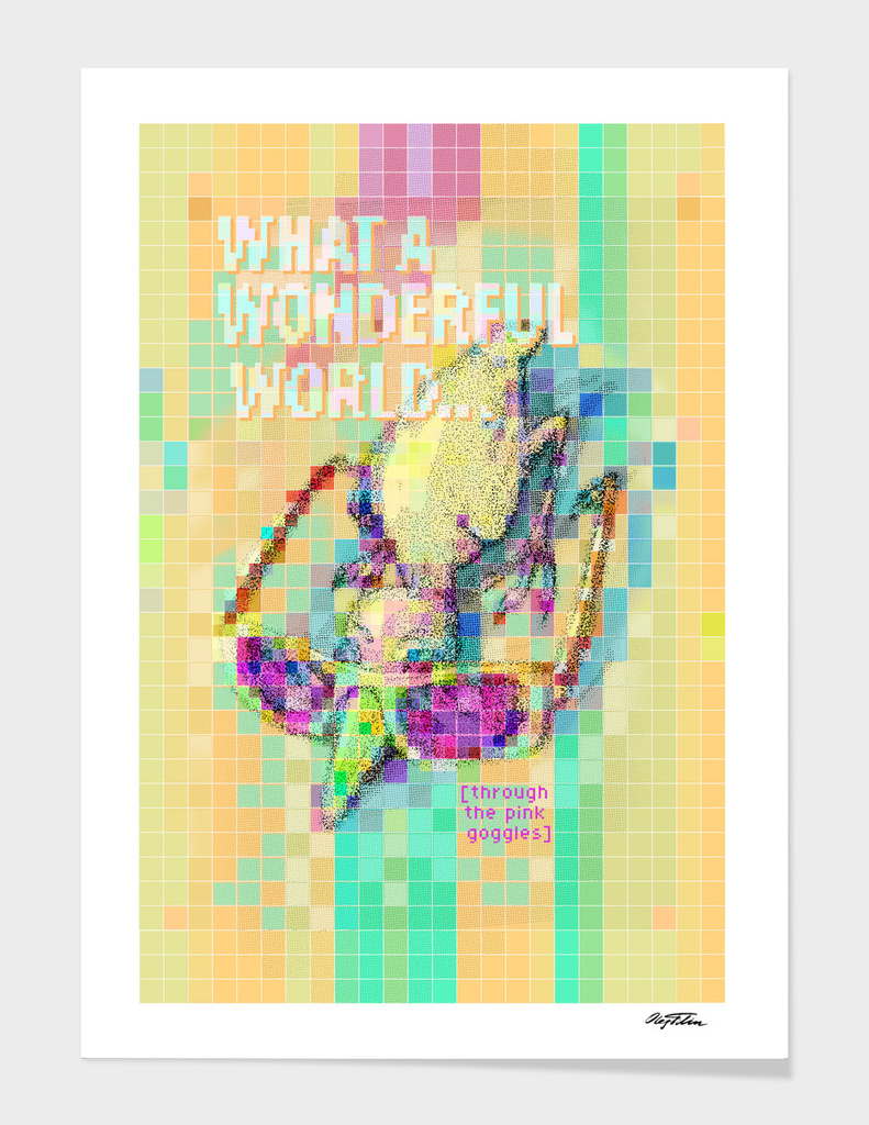 'Wonderful World! ' T-shirt design