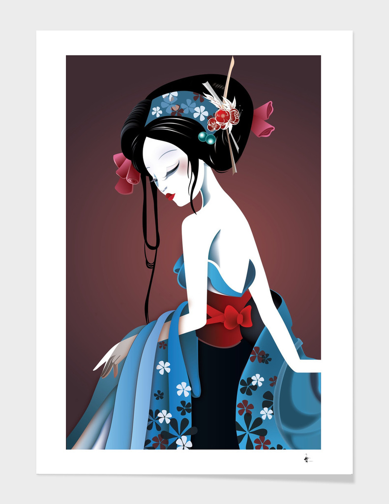 Beautiful Asian Geisha