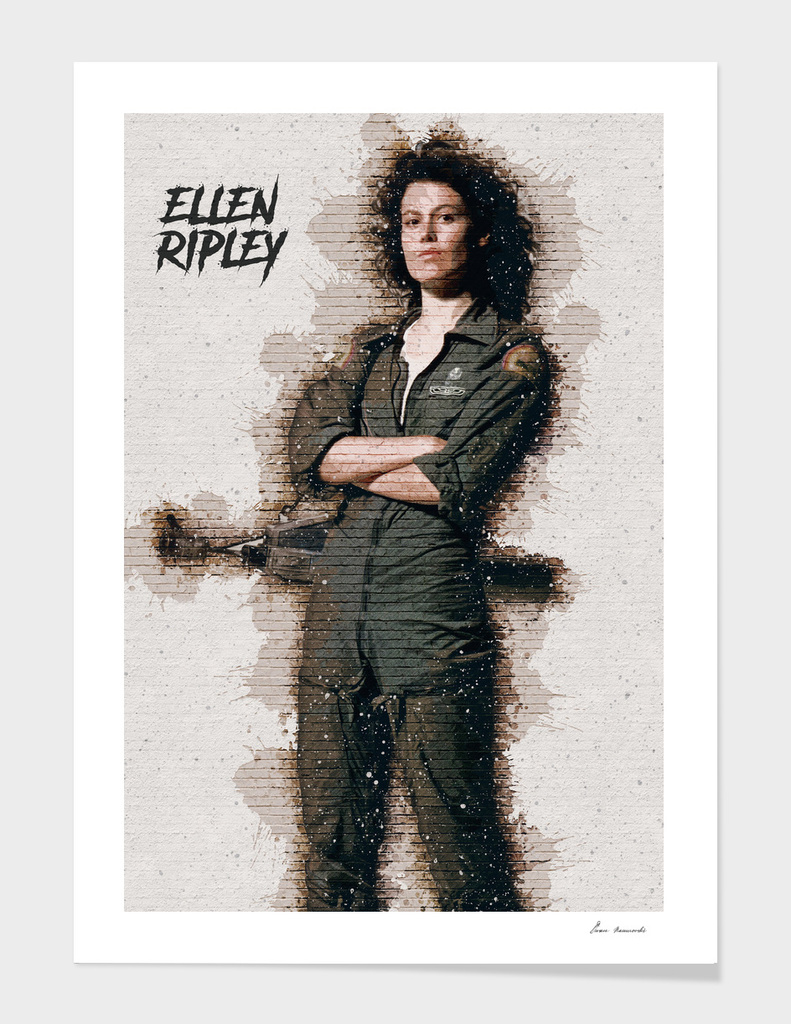 Ellen Ripley -ALIEN - Graffiti
