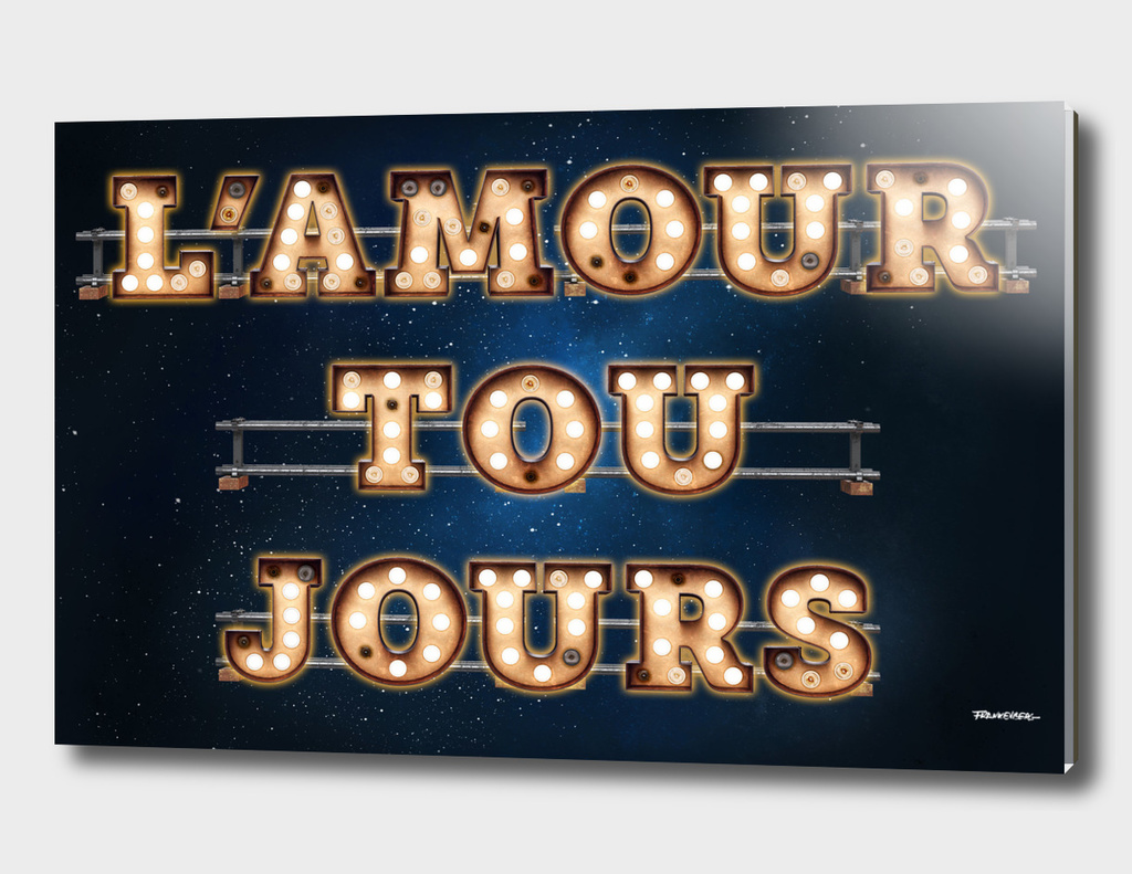 L'Amour Toujours -  Wall-Art for Hotel-Rooms