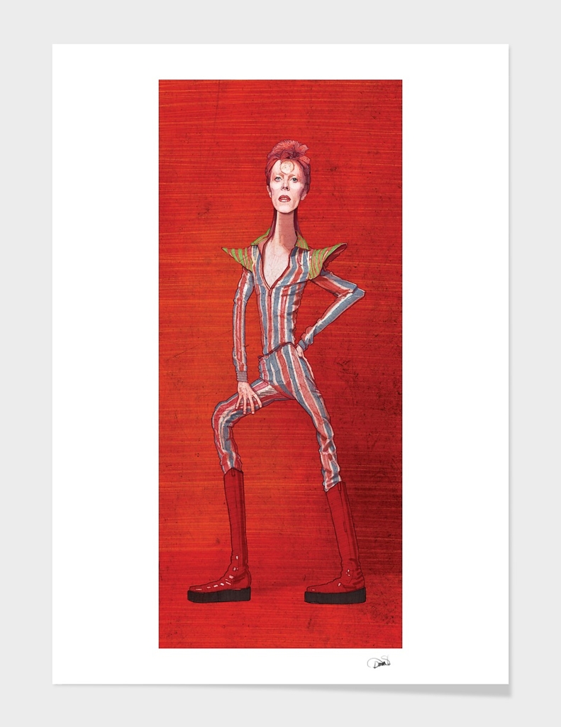 David Bowie illustration