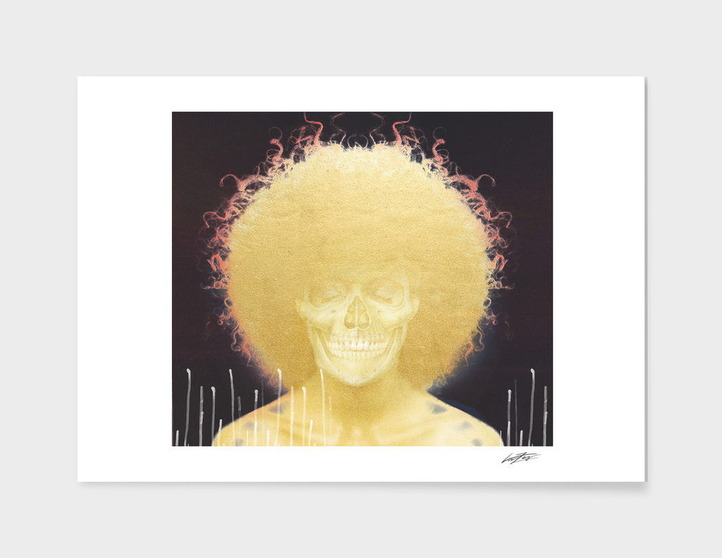 gold afro