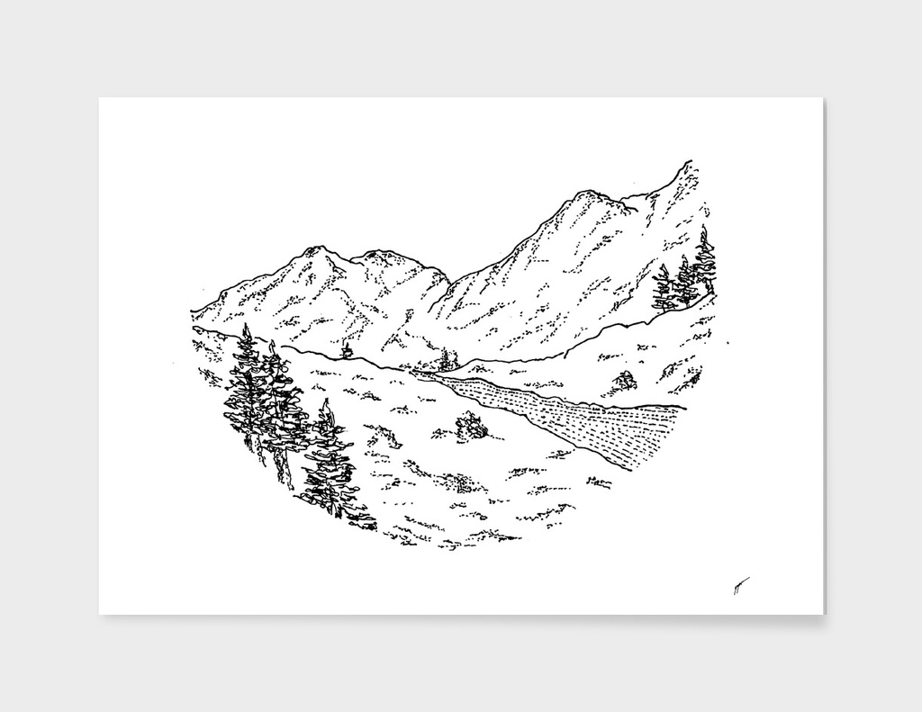 Sketch 03 - Mountain View