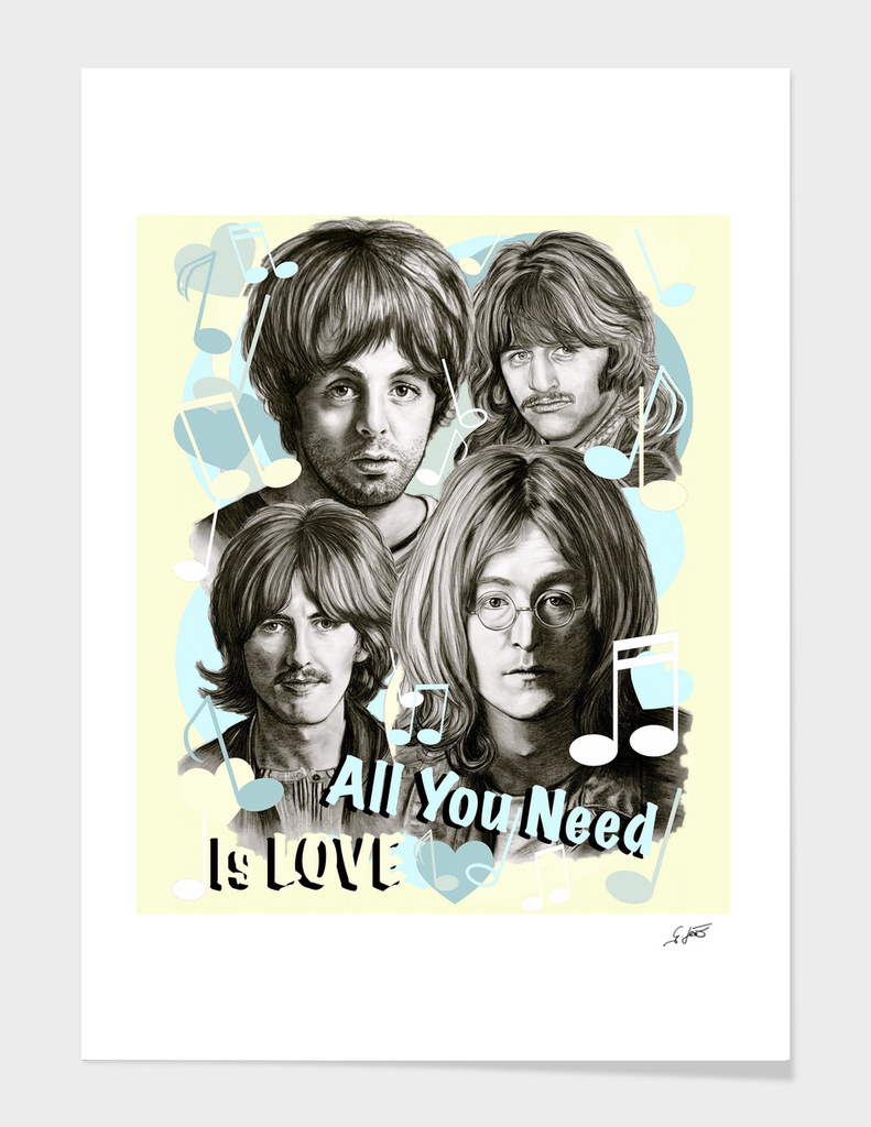 The Beatles all you need is Love обложка